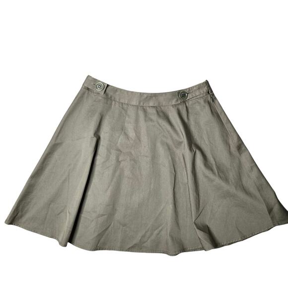 Ulla Johnson Green Pleated Skater Skirt Size: 8 - Picture 1 of 8